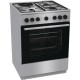 COOKER GAS  GK6Β42XD (ΗΛ. ΦΟΥΡΝ & ΜΙΚΤΕΣ ΕΣΤΙΕΣ 3+1) INOX  71Lt (ΑΕΡΑΣ / GRILL / ΥΔΡΟΛΥΣΗ) 4ΕΤΗ ΕΓΓΥΗΣΗ